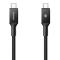 Spigen Spigen 1.5m 240W USB-C - USB-C Kabel Svart - Teknikhallen.se