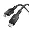 Spigen Spigen 1m 100W USB-C - USB-C Kabel Essential Svart - Teknikhallen.se