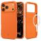 Spigen Spigen iPhone 17 Pro Skal MagSafe Silicone Fit Cosmic Orange - Teknikhallen.se