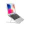 DESIRE2 DESIRE2 Foldable Laptop Stand X shaped Aluminium Silver - Teknikhallen.se