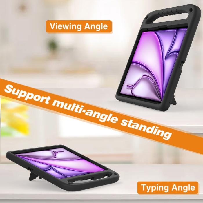 Bild 3,  iPad Pro 13 2025/2024/Air 13 2025/2024 Skal EVA Kickstand Svart - Teknikhallen.se