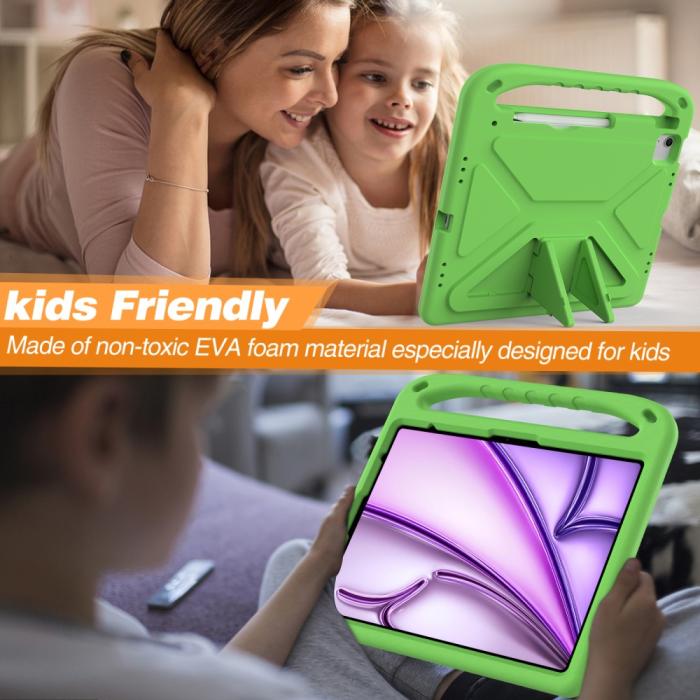 Bild 4,  iPad Pro 13 2026-2024/Air 13 2026-2024 Skal EVA Kickstand Grön - Teknikhallen.se