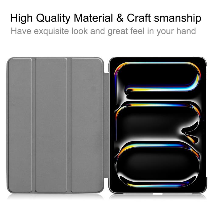 Bild 2,  iPad Pro 11 2025/2024 Fodral Tri-Fold Svart - Teknikhallen.se