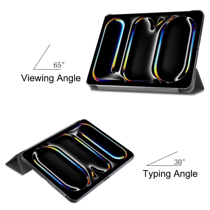 Bild 6,  iPad Pro 11 2025/2024 Fodral Tri-Fold Svart - Teknikhallen.se