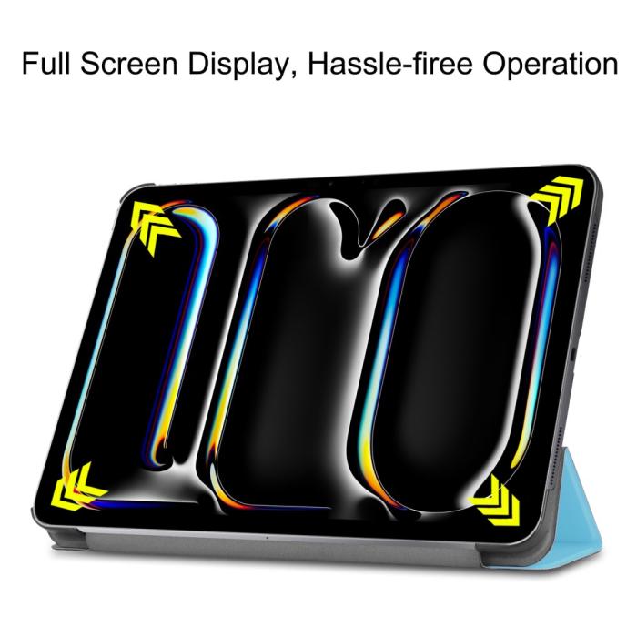 Bild 3,  iPad Pro 11 2025/20244 Fodral Tri-Fold Blå - Teknikhallen.se