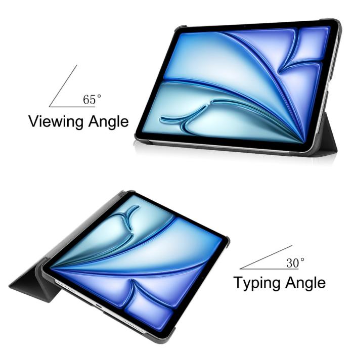 Bild 5,  iPad Air 13 2026-2024 Fodral Tri-Fold Grå - Teknikhallen.se