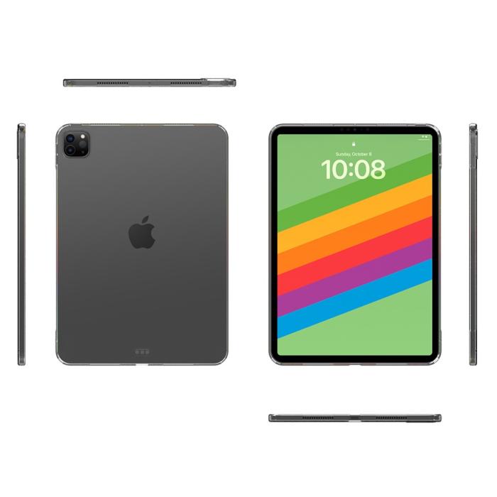 Bild 5,  iPad Pro 11 2025/2024 Skal TPU Transparent - Teknikhallen.se