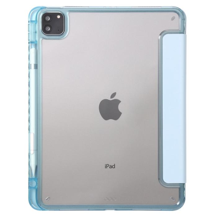 Bild 4,  iPad Pro 11 2025/2024 Fodral Tri-Fold Pennhållare Hybrid Blå - Teknikhallen.se