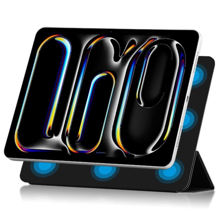 Bild 2,  iPad Pro 11 2025/2024 2in1 Magnetiskt Fodral Svart - Teknikhallen.se