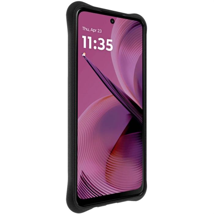 Bild 2, IMAK IMAK Motorola Moto G55 5G Skal TPU Shockproof Svart - Teknikhallen.se