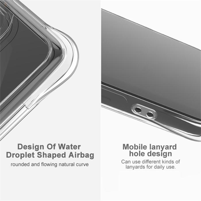 Bild 5, IMAK IMAK Motorola Moto G55 5G Skal TPU Shockproof Svart - Teknikhallen.se