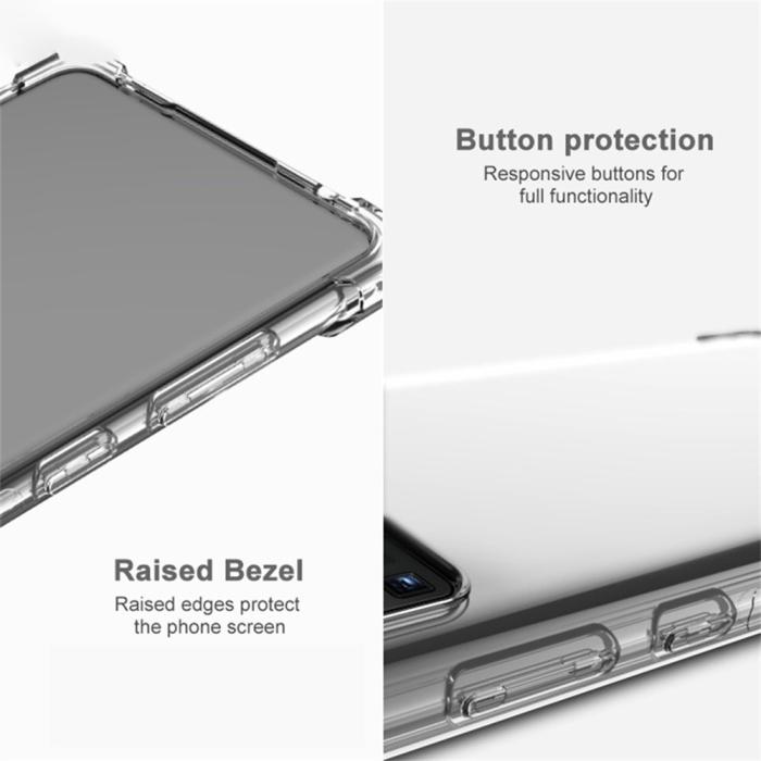Bild 6, IMAK IMAK Motorola Moto G55 5G Skal TPU Shockproof Svart - Teknikhallen.se