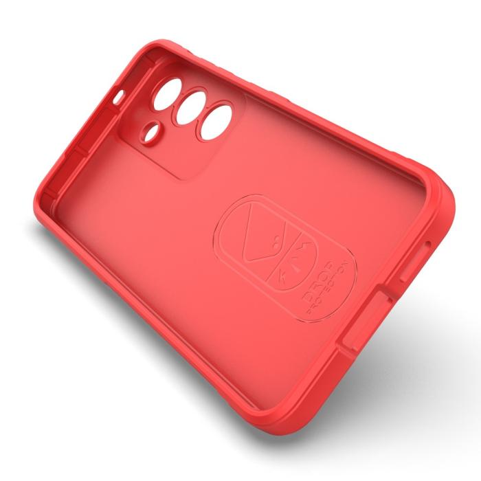 Bild 2,  Samsung Galaxy S25 Skal Magic Shield Röd - Teknikhallen.se