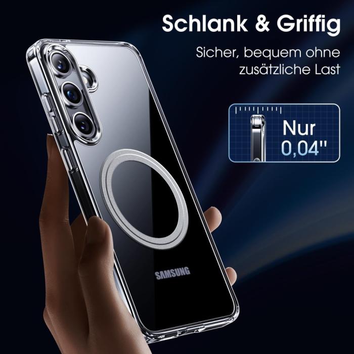 Bild 2,  Samsung Galaxy S25 Skal MagSafe Transparent - Teknikhallen.se