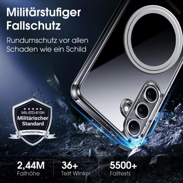 Bild 5,  Samsung Galaxy S25 Skal MagSafe Transparent - Teknikhallen.se