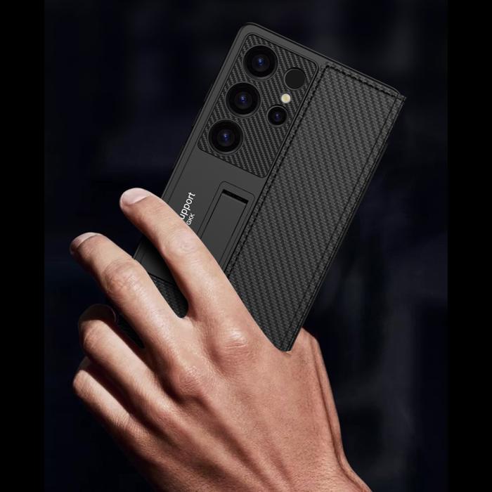 Bild 3, GKK GKK Samsung Galaxy S25 Fodral Kickstand Med Korthållare Grön - Teknikhallen.se