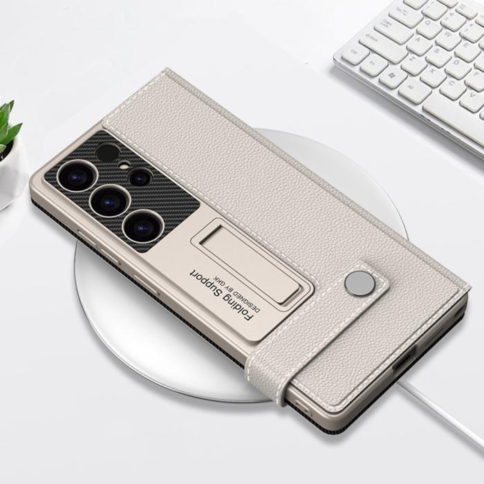 Bild 4, GKK GKK Samsung Galaxy S25 Fodral Kickstand Med Korthållare Grön - Teknikhallen.se