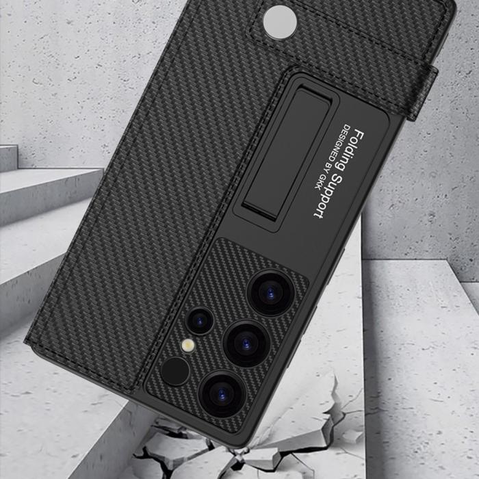 Bild 6, GKK GKK Samsung Galaxy S25 Fodral Kickstand Med Korthållare Grön - Teknikhallen.se
