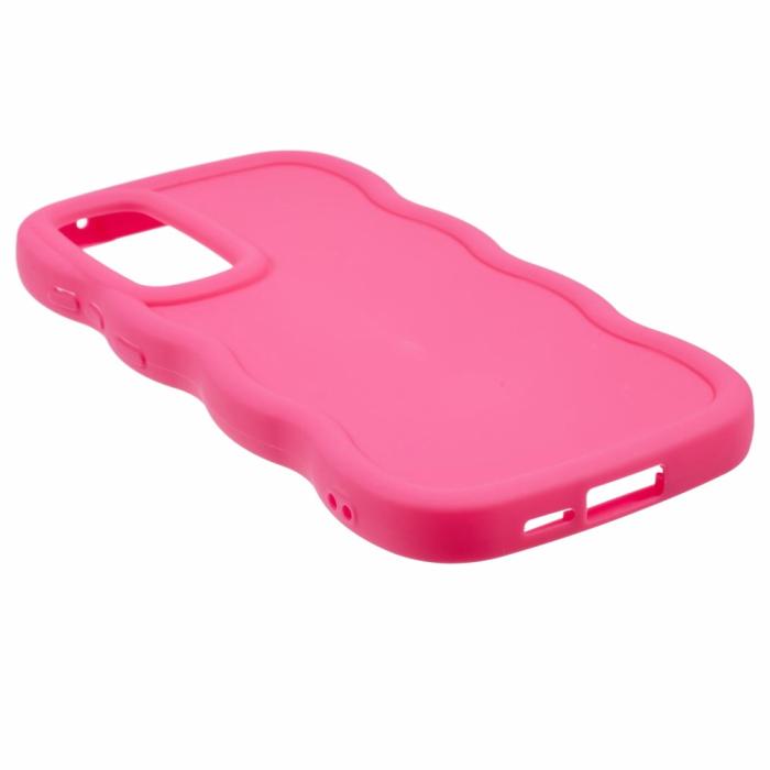 Bild 4,  Samsung Galaxy S25 Mobilskal Wavy Rosa - Teknikhallen.se