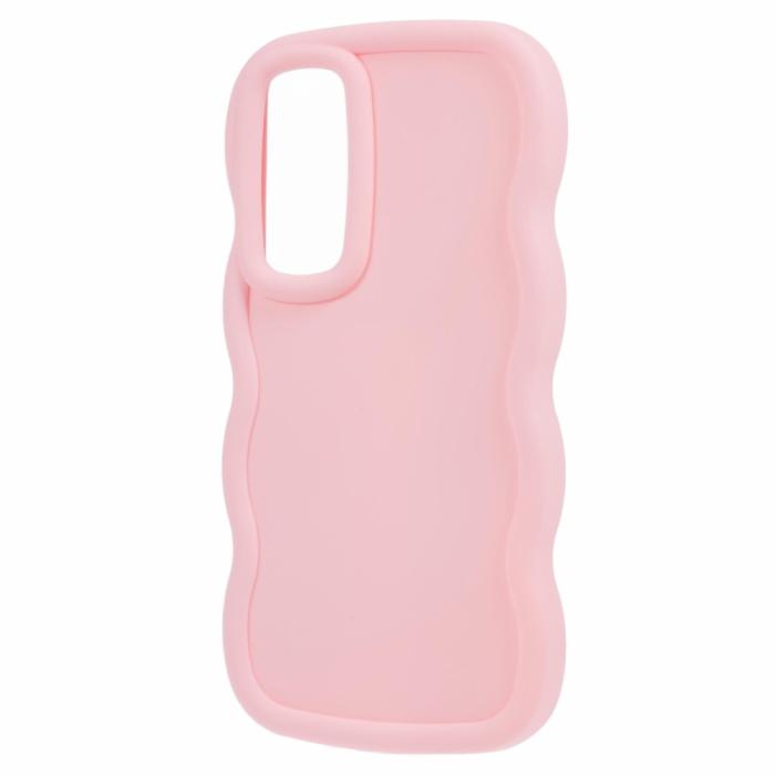 Bild 3,  Samsung Galaxy S25 Mobilskal Wavy Ljus Rosa - Teknikhallen.se