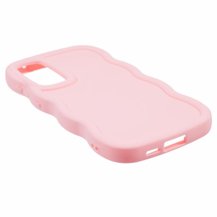 Bild 4,  Samsung Galaxy S25 Mobilskal Wavy Ljus Rosa - Teknikhallen.se