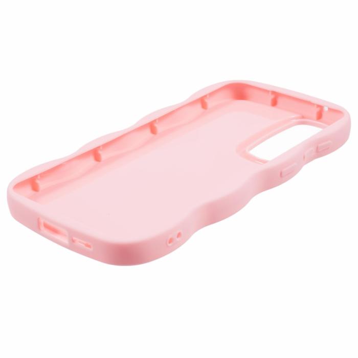 Bild 5,  Samsung Galaxy S25 Mobilskal Wavy Ljus Rosa - Teknikhallen.se