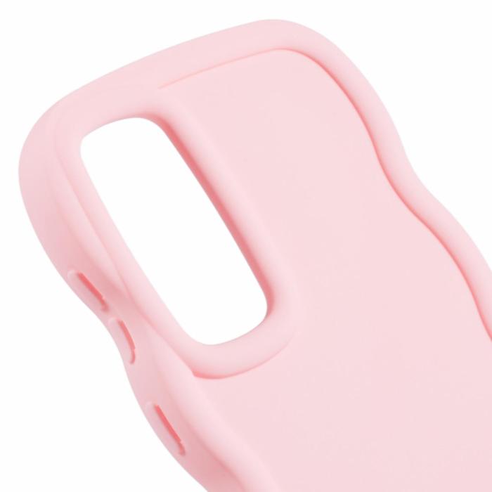 Bild 6,  Samsung Galaxy S25 Mobilskal Wavy Ljus Rosa - Teknikhallen.se