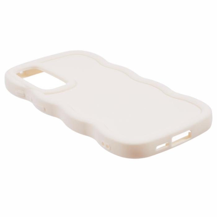 Bild 4,  Samsung Galaxy S25 Mobilskal Wavy Off White - Teknikhallen.se