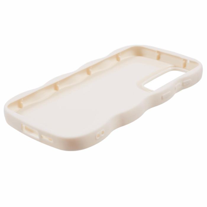 Bild 5,  Samsung Galaxy S25 Mobilskal Wavy Off White - Teknikhallen.se