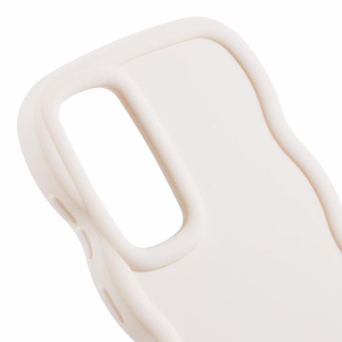Bild 6,  Samsung Galaxy S25 Mobilskal Wavy Off White - Teknikhallen.se