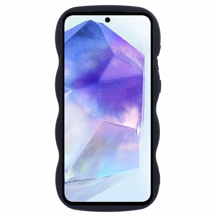 Bild 2,  Samsung Galaxy S25 Mobilskal Wavy Svart - Teknikhallen.se