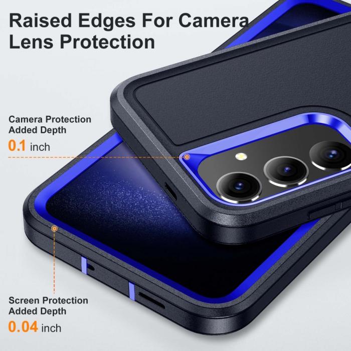 Bild 4,  Samsung Galaxy S25 Skal Extreme Hybrid Kickstand Blå - Teknikhallen.se