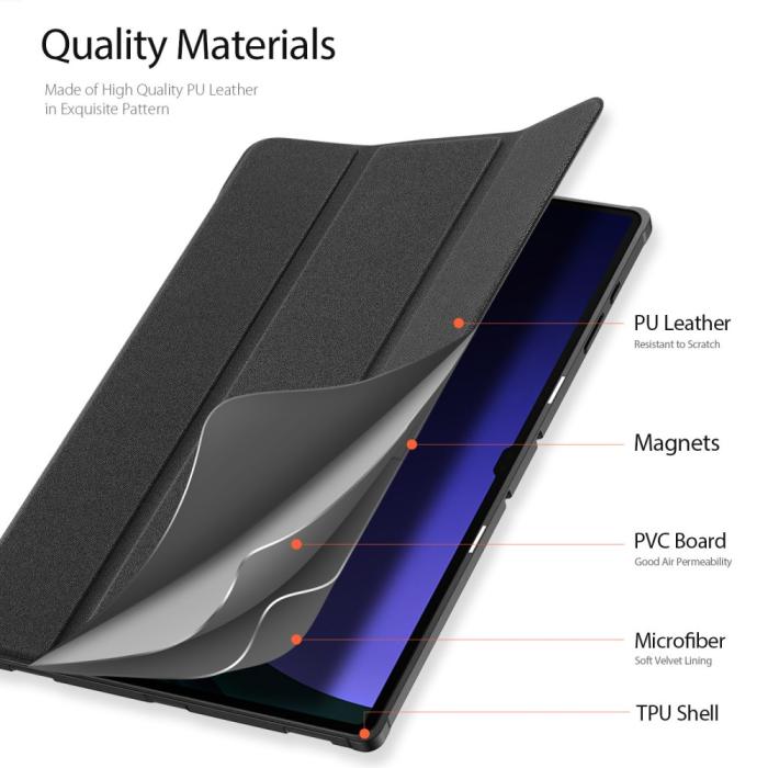 Bild 6, DUX DUCIS DUX DUCIS Galaxy Tab S10 Ultra/S9 Ultra/S8 Ultra Fodral DOMO - Teknikhallen.se