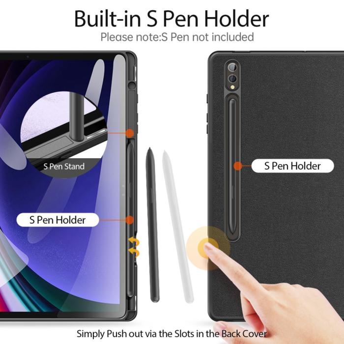Bild 3, DUX DUCIS DUX DUCIS Galaxy Tab S10 Plus/S9 Plus/S9 FE Plus Fodral DOMO - Teknikhallen.se