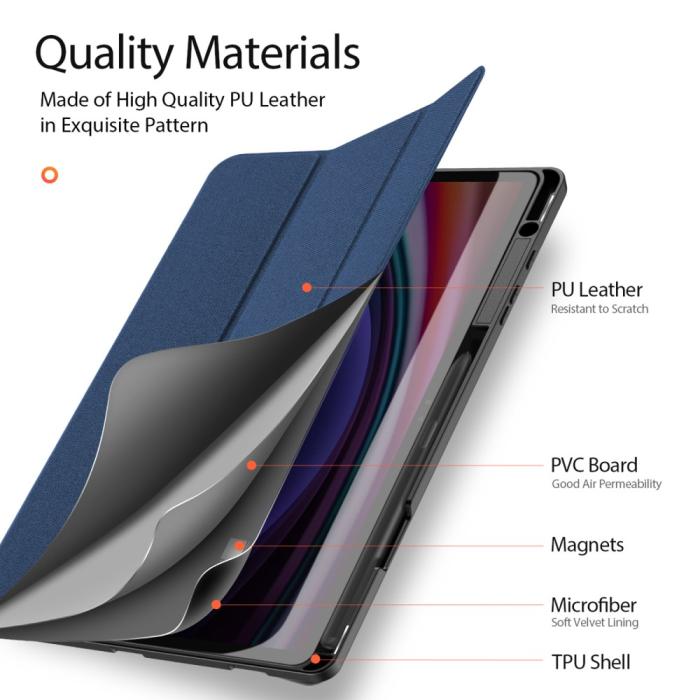 Bild 4, DUX DUCIS DUX DUCIS Galaxy Tab S10 Plus/S9 Plus/S9 FE Plus Fodral DOMO - Teknikhallen.se