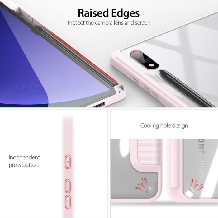 Bild 4, DUX DUCIS DUX DUCIS Galaxy Tab S10 Plus/S9 Plus/S9 FE Plus Fodral TOBY - Teknikhallen.se