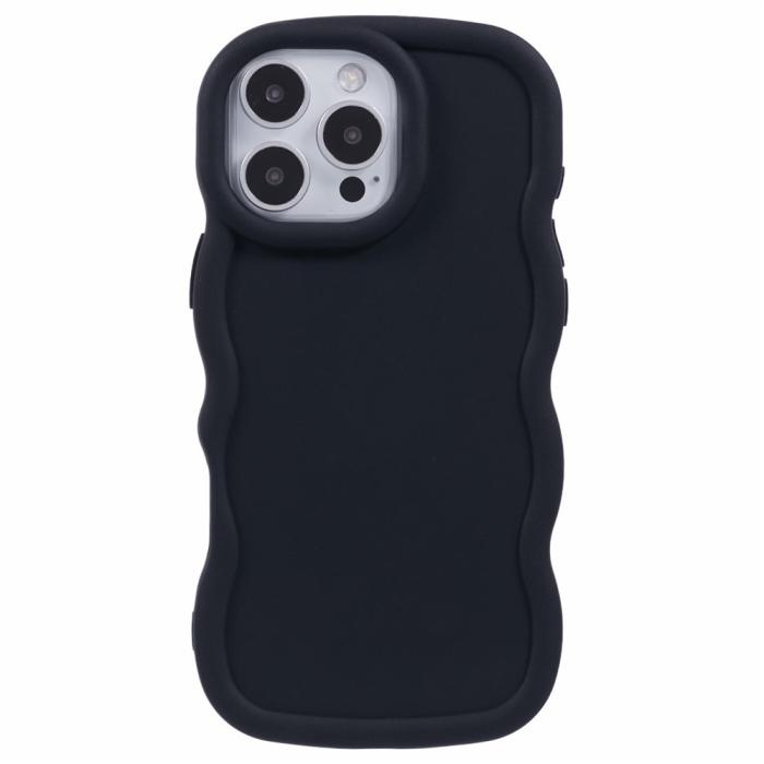 Bild 3,  iPhone 16 Pro Mobilskal Wavy Svart - Teknikhallen.se