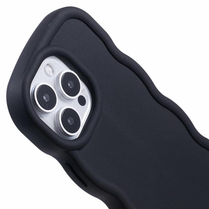 Bild 6,  iPhone 16 Pro Mobilskal Wavy Svart - Teknikhallen.se