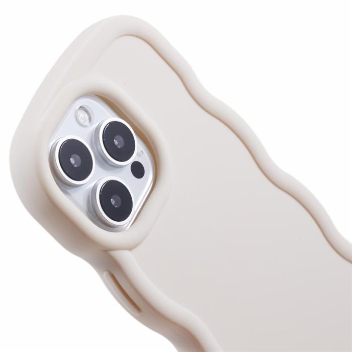 Bild 6,  iPhone 16 Pro Mobilskal Wavy Off White - Teknikhallen.se