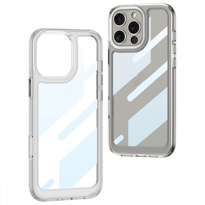 Bild 2, GKK GKK iPhone 16 Pro Skal Shockproof TPU Crystal Clear - Teknikhallen.se