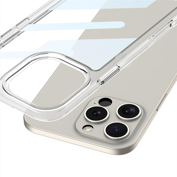 Bild 3, GKK GKK iPhone 16 Pro Skal Shockproof TPU Crystal Clear - Teknikhallen.se