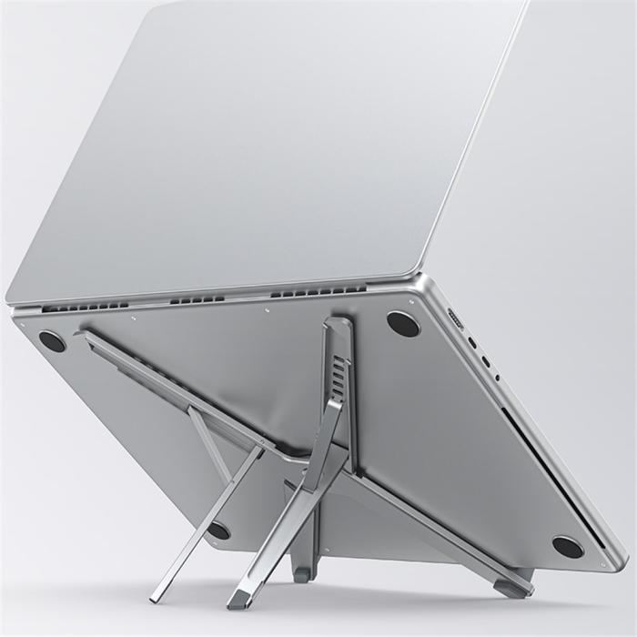 Bild 4, BONERUY BONERUY Vikbart Laptop Stativ Grå - Teknikhallen.se
