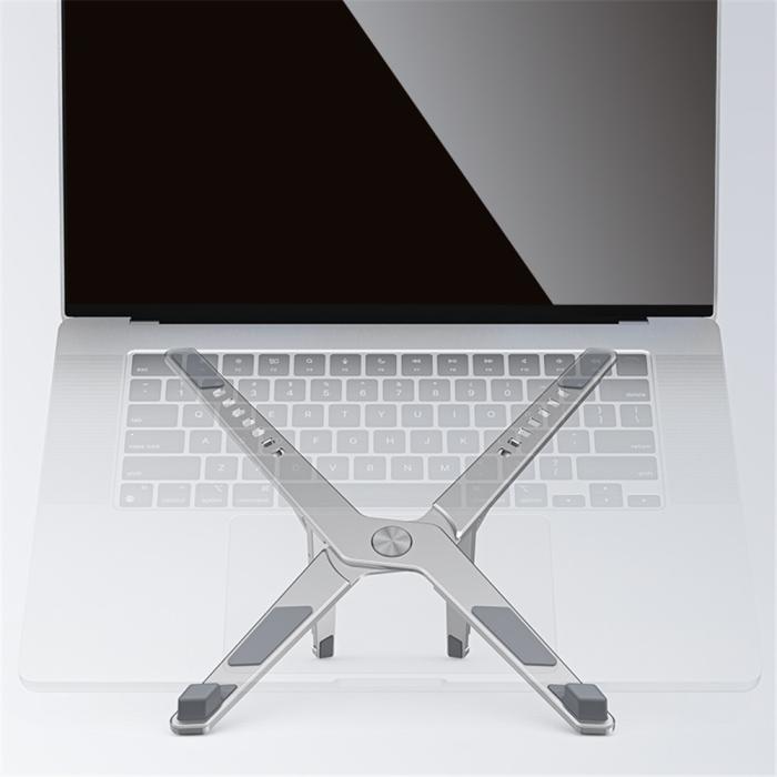 Bild 6, BONERUY BONERUY Vikbart Laptop Stativ Silver - Teknikhallen.se