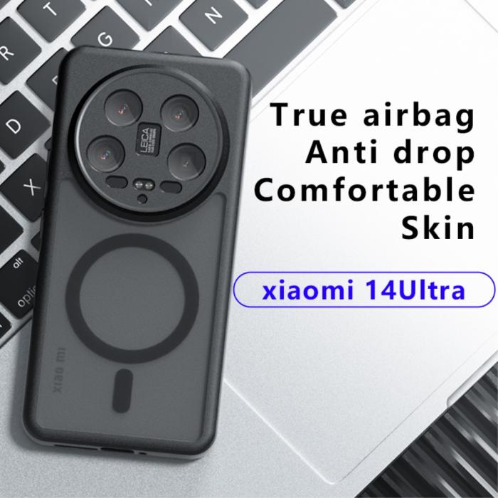 Bild 2,  Xiaomi 14 Ultra Skal MagSafe Hybrid Matt Svart - Teknikhallen.se