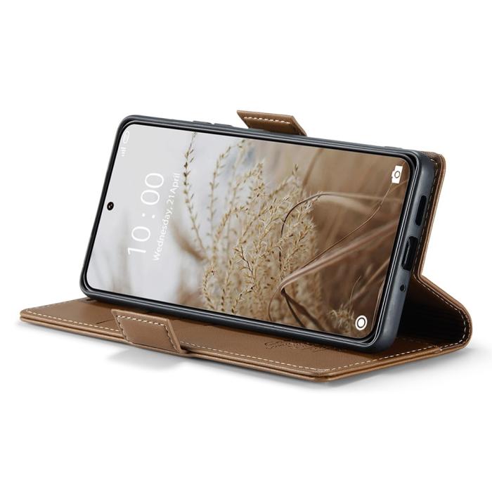 Bild 4, CASEME CASEME Xiaomi 14 Ultra Fodral Läder RFID Brun - Teknikhallen.se