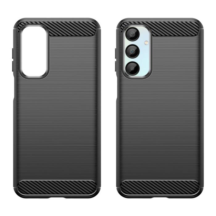 Bild 2,  Samsung Galaxy A16 Skal Borstad Stål Svart - Teknikhallen.se