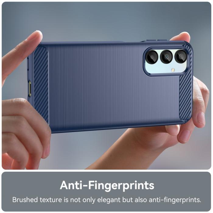 Bild 6,  Samsung Galaxy A16 Skal Borstad Stål Blå - Teknikhallen.se