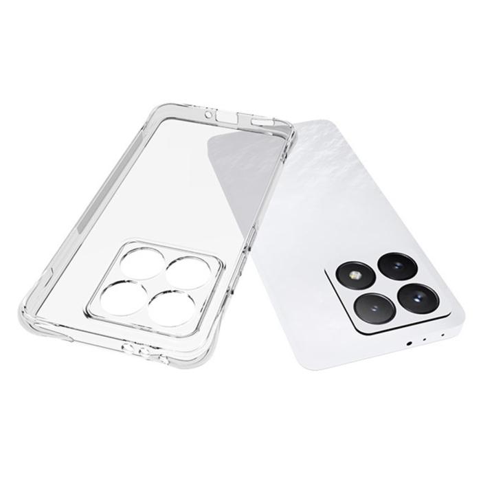 Bild 4,  Xiaomi 14T Skal TPU Shockproof Transparent - Teknikhallen.se