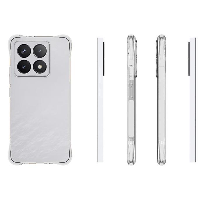 Bild 5,  Xiaomi 14T Skal TPU Shockproof Transparent - Teknikhallen.se