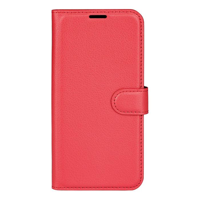 Bild 5,  Xiaomi 14T Fodral Litchi Läder Röd - Teknikhallen.se